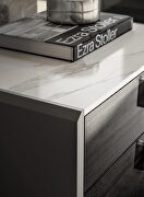 Rich gray high gloss finish night stand by ESF additional picture 2