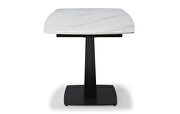 White matte extension dining table by ESF additional picture 8