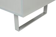 Marble lift top contemporary white coffee table by ESF additional picture 8