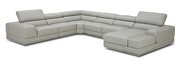 Modern leather sectional by kuka by ESF additional picture 2