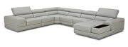 Modern leather sectional by kuka by ESF additional picture 3