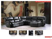 Oversized gray/black sectional w/ 3 electric recliners by ESF additional picture 5