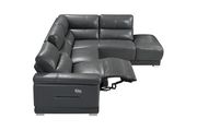 Top-grain Leather/Eco Leather Back Recliner Sectional by ESF additional picture 4