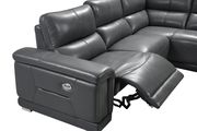 Top-grain Leather/Eco Leather Back Recliner Sectional by ESF additional picture 5