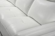 White leather sectional w/ 2 recliners by ESF additional picture 5