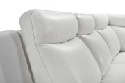 White leather sectional w/ 2 recliners by ESF additional picture 6