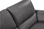 Gray leather electric recliner sofa by ESF additional picture 12