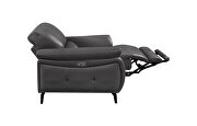 Gray leather electric recliner chair by ESF additional picture 4