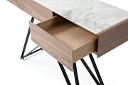 Stylish natural wood finish display / hall table / console table by ESF additional picture 3