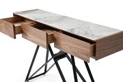 Stylish natural wood finish display / hall table / console table by ESF additional picture 4
