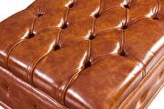 Deeply tufted custom made leather sofa by ESF additional picture 13