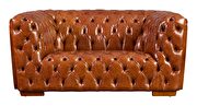 Deeply tufted custom made leather sofa by ESF additional picture 15