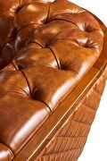 Deeply tufted custom made leather sofa by ESF additional picture 16