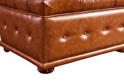 Deeply tufted custom made leather sofa by ESF additional picture 10