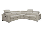 Manual recliner full leather sectional by ESF additional picture 12