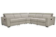 Manual recliner full leather sectional by ESF additional picture 7