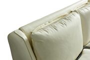 Contemporary off white leather bed by ESF additional picture 13