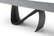 Dark ceramic dining table w/ extension by ESF additional picture 4
