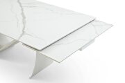 White ceramic dining table w/ extensions by ESF additional picture 5