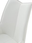White pu leather dining chair by ESF additional picture 8