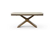 2 extensions contemporary ceramic / glass dining table by ESF additional picture 3