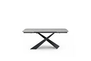 Two 16-inch extension rounded corners dining table by ESF additional picture 4