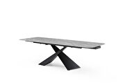 Two 16-inch extension rounded corners dining table by ESF additional picture 5