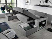 Contemporary special order sectional w/ bed additional photo 3 of 8