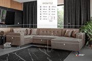Stylish European 3pcs special order sectional w/ bed by Eltap additional picture 6