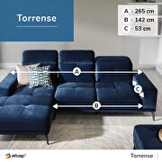 Low-profile contemporary special order sectional w/ bed by Eltap additional picture 8