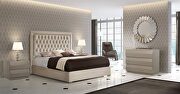 Ivory finish tufted hb bed w/ storage by Dupen Spain additional picture 7