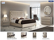 Ivory finish tufted hb bed w/ storage by Dupen Spain additional picture 9
