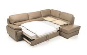 Fully leather sectional w/ sofa bed and storage additional photo 2 of 4