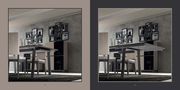 Italy-made ultra-modern dining table w/ 2 extensions additional photo 4 of 9