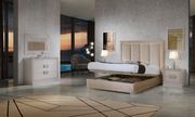 Semigloss finish contemporary storage king bed by Dupen Spain additional picture 3