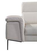 Modern design light cream leather sectional by ESF additional picture 2