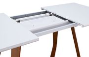 White glossy finish dining table w/ extensions by ESF additional picture 7
