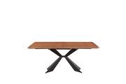 Natural wood finish table w/ extension by ESF additional picture 3