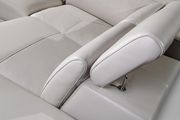 Modern light gray adjustable headrests sectional additional photo 4 of 4