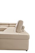Modern cream adjustable headrests sectional by ESF additional picture 6
