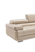 Modern cream adjustable headrests sectional by ESF additional picture 9
