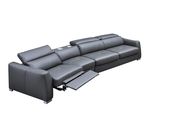 Versatile dark gray sectional sofa w/ bed option by ESF additional picture 5