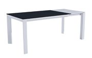 Black top contemporary dining table with extension by ESF additional picture 6
