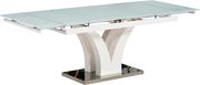 Modern frosted glass dining table by ESF additional picture 2