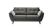 Gray fabric retro style sofa by ESF additional picture 3