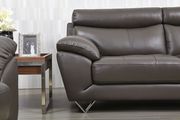 Modern appeal dark gray leather sofa by ESF additional picture 5
