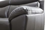 Modern appeal dark gray leather sofa by ESF additional picture 6