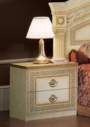 Classic ivory elegant traditional queen bed in roman style by Camelgroup Italy additional picture 2