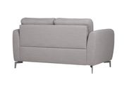 Light beige chenille fabrtic loveseat by ESF additional picture 2