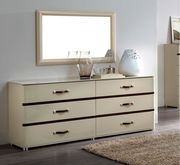 Beige color king modern bed w/ light in headboard by Camelgroup Italy additional picture 4